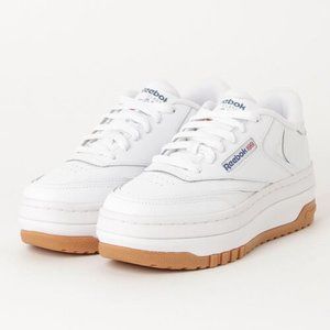 Reebok Women's Club C Extra Platform Shoes - White - 100010061